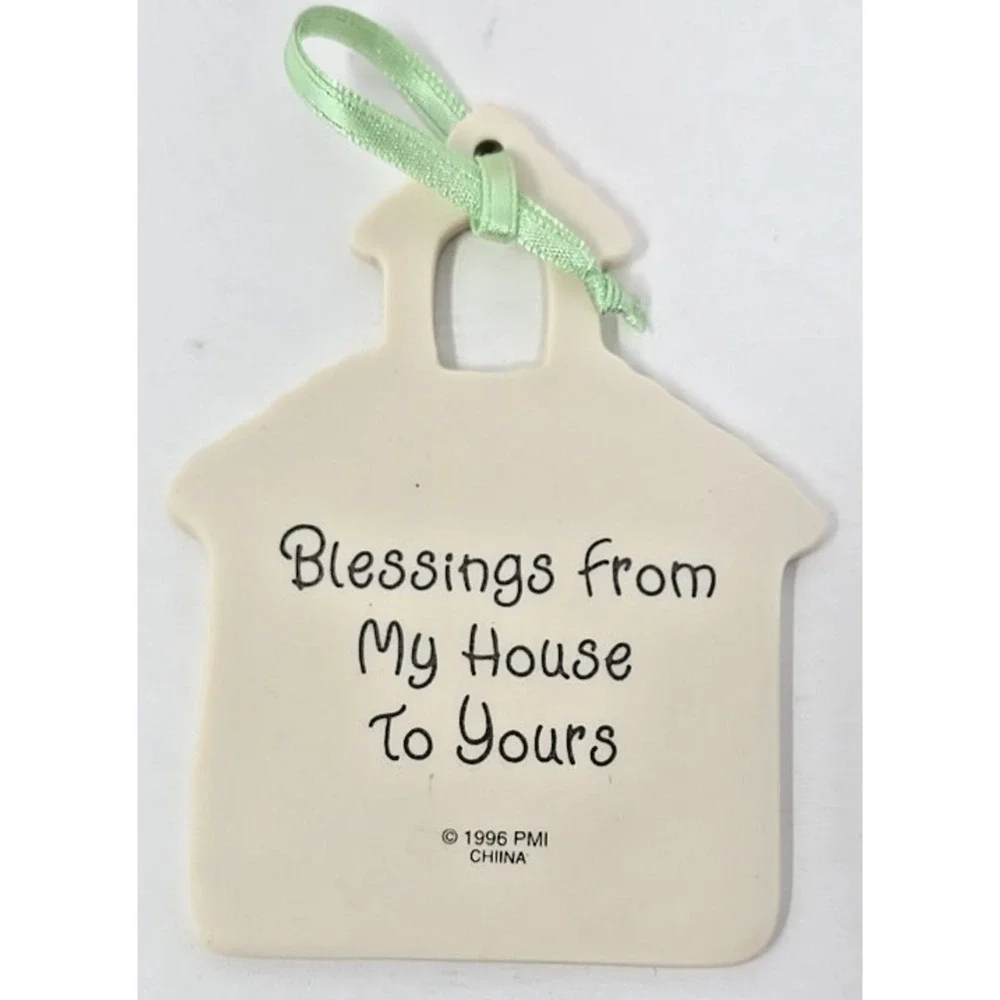 Vintage‎ Lot of 3 Precious Moments Porcelain Ornaments 1996 Original Box U207/F